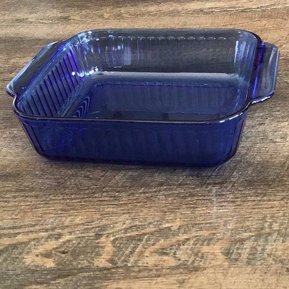 Pyrex Kitchen Vintage Pyrex 8x8 Blue Cobalt Blue Poshmark